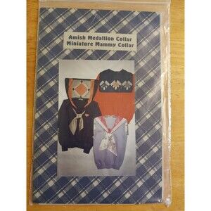 Amish Medallion & Miniature Mammy Collar Pattern For Sweatshirt